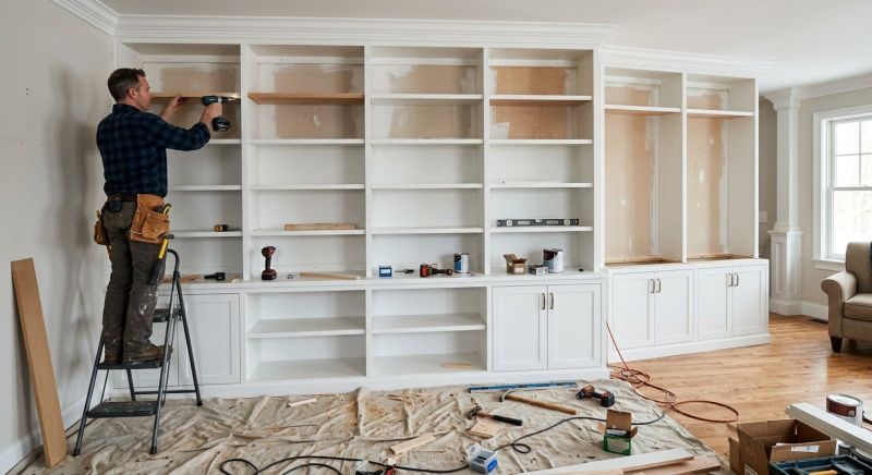 Built In Shelving Service in Winston Salem, NC